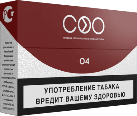 Стики COO BROWN - табак с кофе и нотками шоколада (блок - 10 пачек)