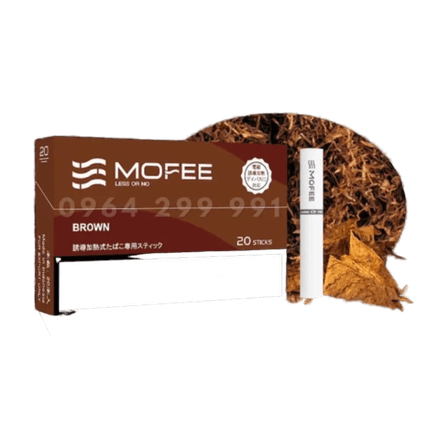 Стики Mofee Brown - табак с древесно-ореховыми нотками (Япония) (блок - 10 пачек)