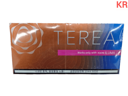 Стики Terea Summer wave - табак с персиком и цветочными нотками с ментолом (Корея) (блок - 10 пачек)