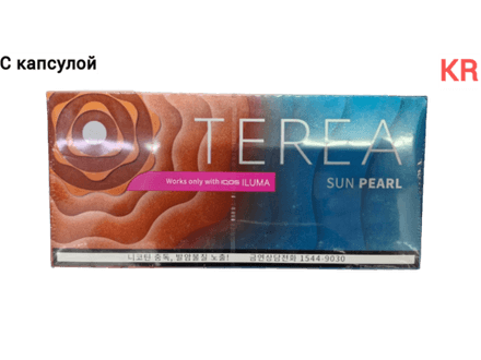 Стики Terea Sun pearl - табак с нотками фруктов и капсулой (Корея) (блок - 10 пачек)