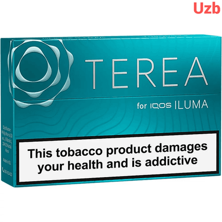 Стики Terea Turquoise - табак с ментолом (Узбекистан) (блок - 10 пачек)