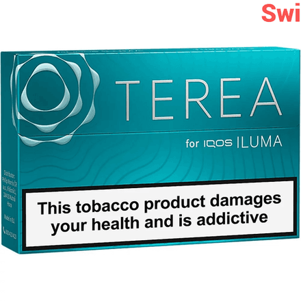 Стики Terea Turquoise - табак с ментолом (Швейцария) (блок - 10 пачек)