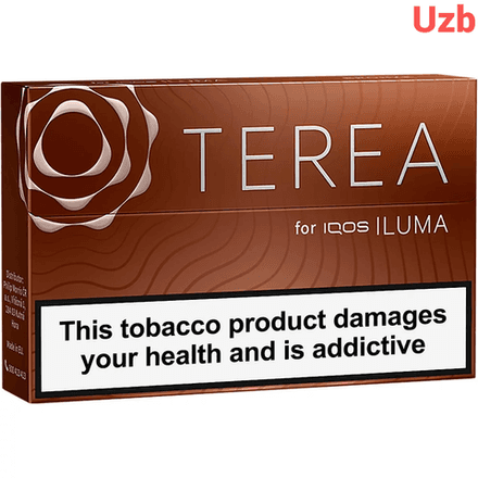 Стики Terea Bronze - табак с какао и сухофруктами (Узбекистан) (блок - 10 пачек)