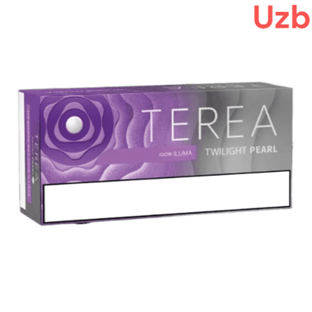 Стики Terea Twilight pearl - табак с ментолом и ягодами, с капсулой (Узбекистан) (блок - 10 пачек)