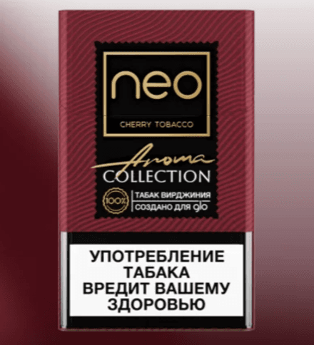 Стики Neo Demi Черри тобакко (Cherry tobacco) - табак Вирджиния с вишней (блок - 10 пачек)